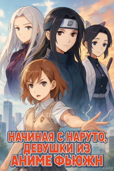 Начиная с Наруто, девушки из аниме фьюжн