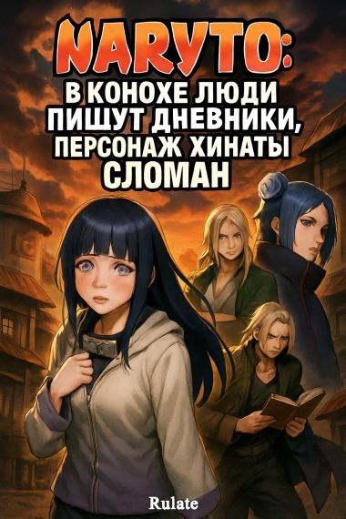 Наруто: В Конохе люди пишут дневники, персонаж Хинаты сломан
