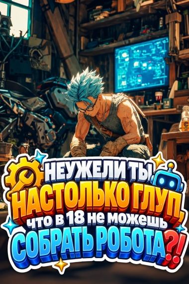 Неужели ты настолько глуп, что в восемнадцать не можешь собрать робота?