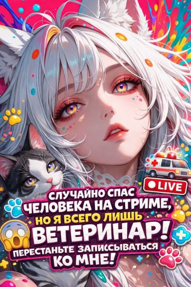 Случайно спас человека на стриме, но я всего лишь ветеринар! Перестаньте записываться ко мне!